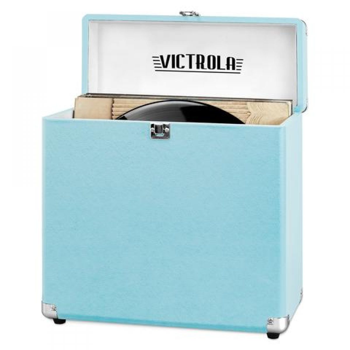 Victrola Record Case: porta-vinili dal gusto vintage